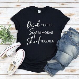 Coffee, Mimosa, Tequila Tee